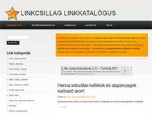 Tablet Screenshot of linkcsillag.info